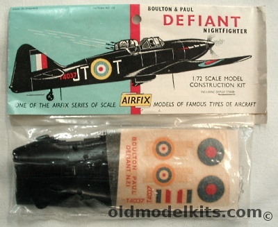 Airfix 1/72 Boulton & Paul Defiant Nightfighter - Bagged T2 Logo, 111 plastic model kit